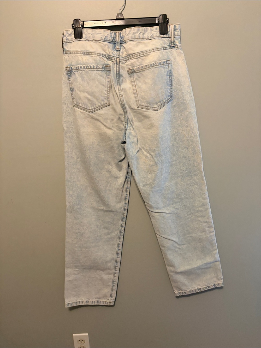 Light Blue Patchwork Women’s Jeans - Picture 5 of 5